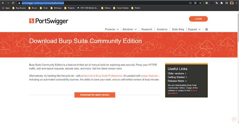 Burpsuite Setup