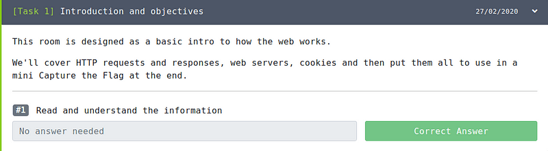 HTTP Web Fundamentals — TryHackMe