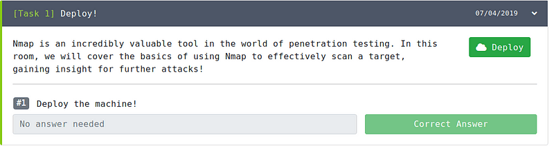 RP: Nmap — TryHackMe